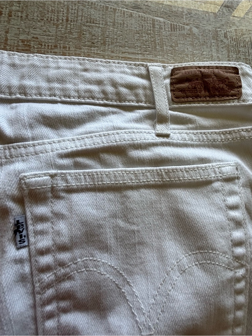 Levi’s Denim White Shorts